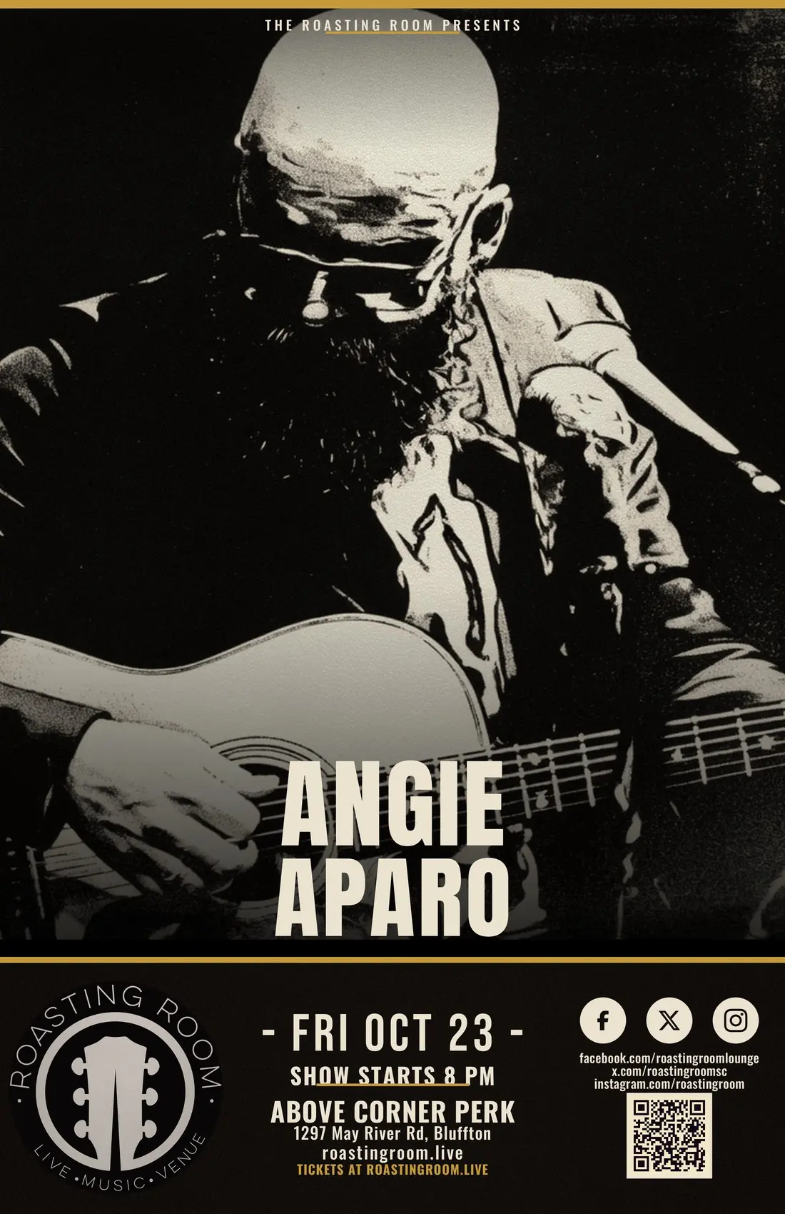 Angie Aparo. Friday October 23. Show starts 8 PM.